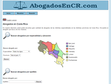 Tablet Screenshot of abogadosencr.com